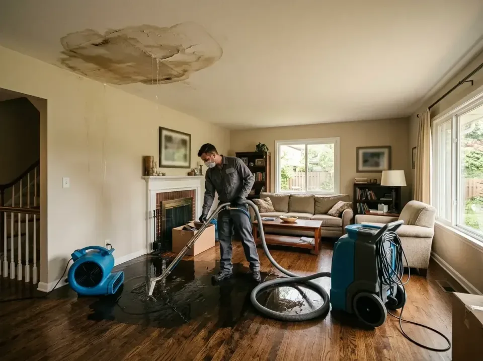 attic-pipe-burst-ceiling-drip-008 — frequently asked questions, Water Damage Restoration & Carpet Care in Holly Springs, GA